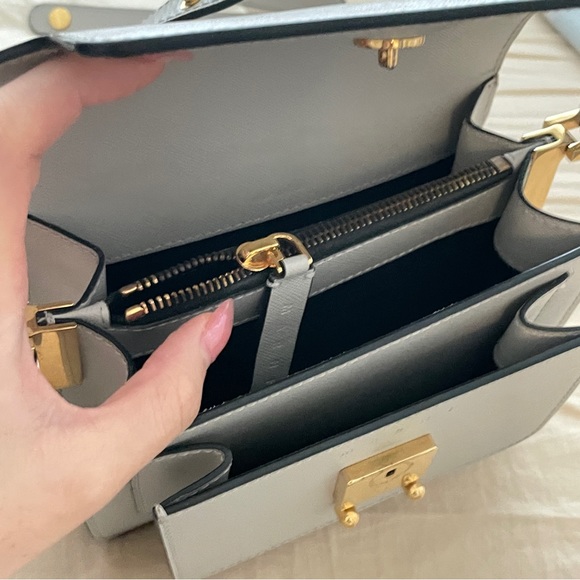 Marni Trunk Mini Crossbody Bag - Light Grey - Picture 4 of 7